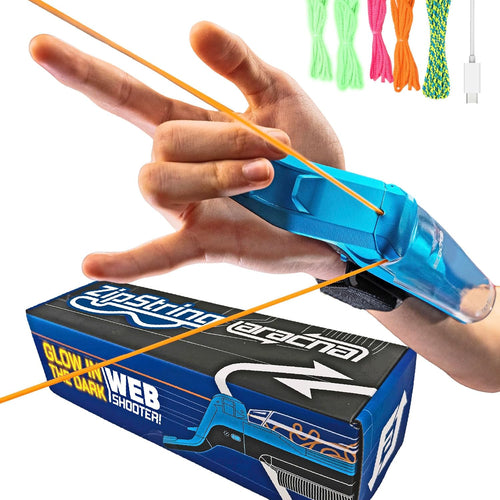 ZipString – Handheld String Launcher Toy – Viral Fidget Toy for Kids & Adults – USB-C Rechargeable (Aracna)