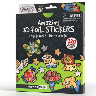 Magic Foil Rainbow Stickers (120 Pack)