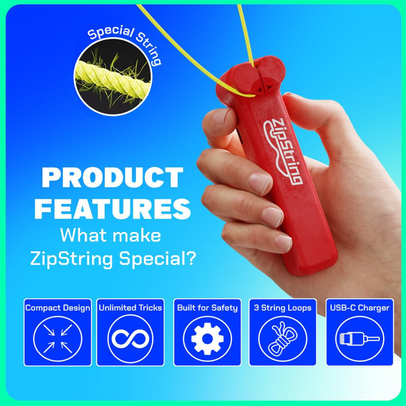 ZipString Twin Pack (Red & Blue)