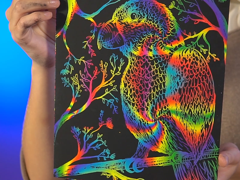 Super Bright Scratch Art (36 Sheets)