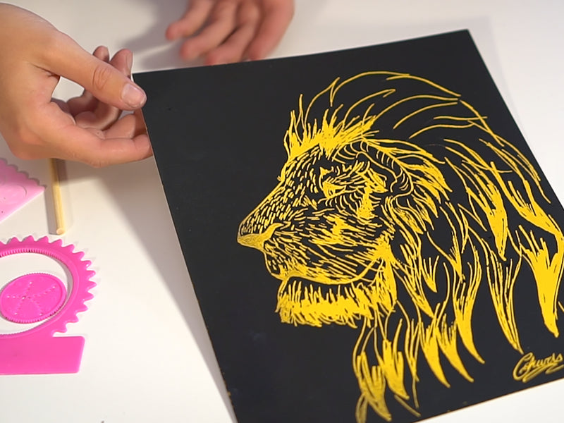 Super Bright Scratch Art (36 Sheets)